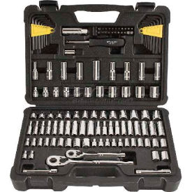1/4" & 3/8" Drive SAE/Metric 123 Piece Socket Set