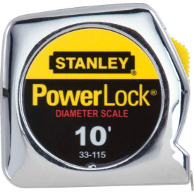 PowerLock 1/4"x10' Pocket Tape Rule with Diameter Scale