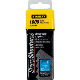 Heavy-Duty Narrow Crown Staples 1/2", 1,000 Pack
