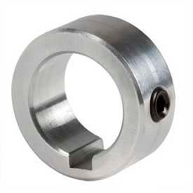 Set Screw Collar W/Keyway C-100-A-KW, 1" Bore, Aluminum