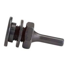 Flat Head Arbors, Left-Hand Thread, 3/8" Arbor, 1/4" Shank Dia.