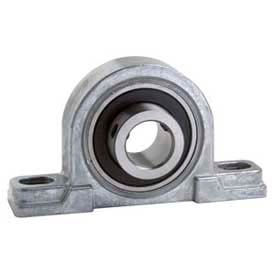 Pillow Block Ball Bearing, Rigid, Die Cast Zinc Housing, 3/4" Bore
