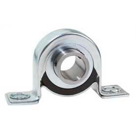 Pillow Block Ball Bearing, Heavy Gauge, Pressed Steel Housing, 1/2" Bore