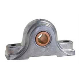 Pillow Block Bronze Bearing, Rigid, Zinc Housing, 1/2" Bore