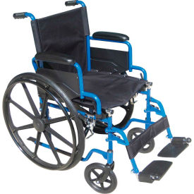 20" Wheelchair, Flip Back Desk Arms, Swing-away Footrests