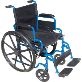 16" Wheelchair, Flip Back Desk Arms, Swing-away Footrests