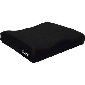 Wheelchair Seat Cushion, Molded General Use, 20"W X 18"D, 300 Lb. Cap., Black