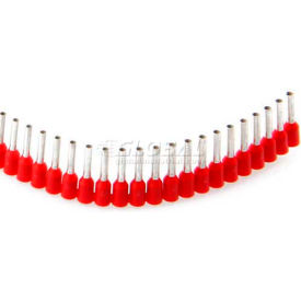 End Sleeves for Quadro Wire Tool 1.0mm Red