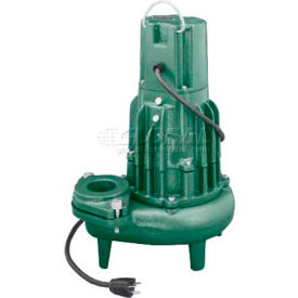 Waste-Mate Non-Automatic Submersible Sewage Pump, 2" Discharge, 1 HP
