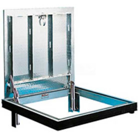 Drainage Channel Frame J-4AL, Single Leaf, 316 Stainless Steel Hardware, 36"L X 36"W
