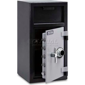 B-Rate Depository Safe Front Loading, Combo Lock-Keyed Interior, 14x14x27-1/4
