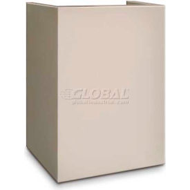 Pedestal Hotel & Residential Security - 15"W x 10"D x 18"H, White