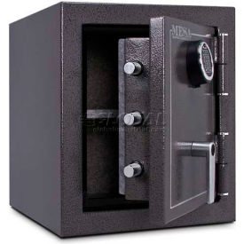 Burglary & Fire Safe Cabinet 2-Hr Fire Rating Digital Lock 17-1/4"Wx18-3/4"Dx20"H