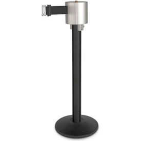JetTrac Satellite Post, 39" Black Post, 65' Black Belt/S-Hook