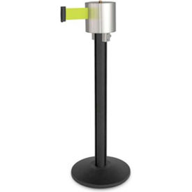 JetTrac Satellite Post, 39" Black Post, 65' Neon Yellow Belt/Standard Hook