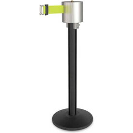 JetTrac Satellite Post, 39" Black Post, 65' Neon Yellow Belt/S-Hook