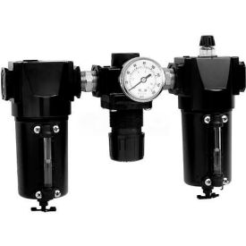 Arrow 1/2" Midflow FRL N33374W, Gauge, Metal Bowl with Sight, Manual