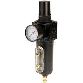 Filter/Regulator, 50 SCFM, 250 Max PSI, 2.7 fl. Oz.