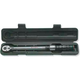 Micrometer Torque Wrench, 3/8" Drive, 15-1/2" Long, 5-75 Ft/Lb Torque Range