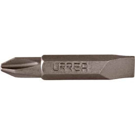 Interchangeable Double Screwdriver Bit, 1-1/2" Long, Phiilips Tip #2 & Slotted 8-10