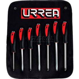 Striking/Impact Screwdriver Set, Flat & Phillips Tip, 7 Pieces