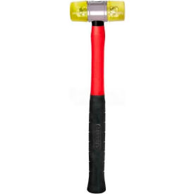 Plastic Cap Hammer, 12" Long, Fiberglass Handle