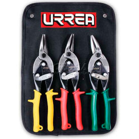 Metal Cutting Aviation Snips, 3 Piece Set