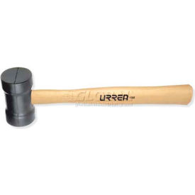 Rubber Head Mallet, 14-1/2" Long, 16 Oz Head, Oak Handle