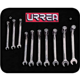 Flex Combination Metric Wrench Set, 10 mm - 19 mm, 10 Piece Set