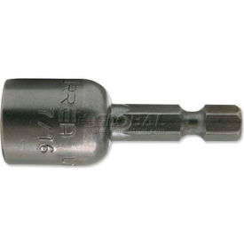 SAE Heavy-Duty Magnetic Power Nut Driver, 1/4" Drive, 5/16" Tip, 1-3/4" Long