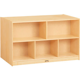 Mobile Double Island, 48"W x 28"D x 29-1/2"H, Birch Plywood