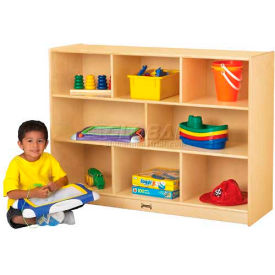 Super-Sized Mobile Storage Unit, 48"W x 15"D x 35-1/2"H, Birch Plywood