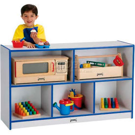 Low Mobile Single, 48"W x 15"D x 29-1/2"H, Gray Laminate, Black Edge