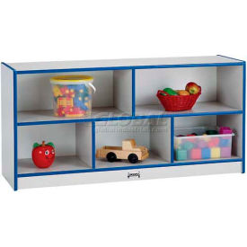 Toddler Mobile Single, 48"W x 15"D x 24-1/2"H, Gray Laminate, Black Edge