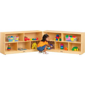 10 Tray Toddler Mobile Fold-N-Lock No Tray, 96"W x 15"D x 24-1/2"H, Birch Plywood