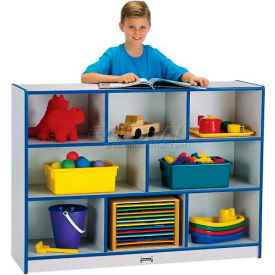 Super-Sized Mobile Single, 48"W x 15"D x 35-1/2"H, Gray Laminate, Black Edge