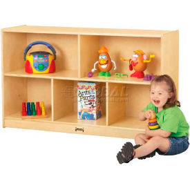 Low Single Mobile Storage Unit, 48"W x 15"D x 29-1/2"H, Birch Plywood