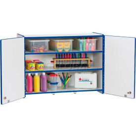 Lockable Wall Cabinet - Black