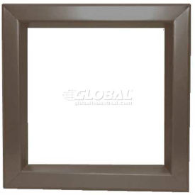 Air Louvers Steel Beveled Vision Lite 10" x 10", Bronze