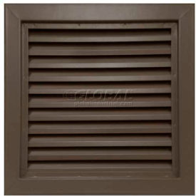 Steel Door Louver, Inverted "Y" Blades, 50% Free Area, 24" X 12", Bronze
