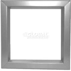 Steel Beveled Vision Lite VLFEZ 12" x 12", Gray