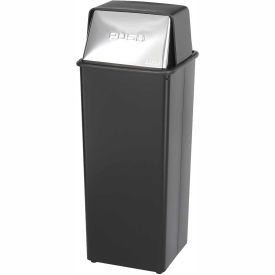 Push Top Receptacle, 21 Gallon