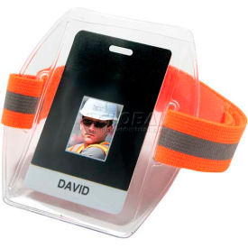 Squids Arm Band ID/Badge Holder HV, Hi-Vis Orange
