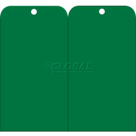 Tags, Accident Prevention Tags Green Blank, 6" X 3", Green, 25/Pk