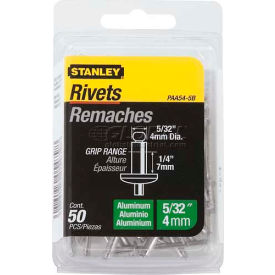 Aluminum Rivets 5/32" x 1/4", 50 Pack