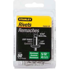 Aluminum Rivets 5/32" x 1/2", 50 Pack