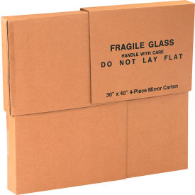 Mirrors Boxes, 43.5"H x 30"L x 3.5"W, Kraft