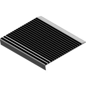 Stair Tread With Bar Abrasive BSTRB-A11D-48, Extruded Aluminum, 48"W X 11"D