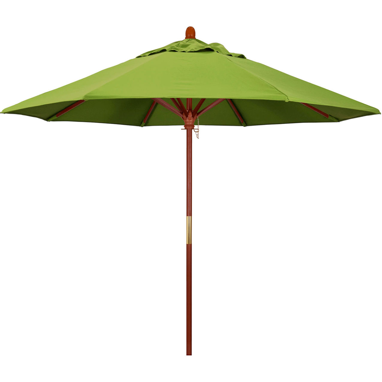 9' Patio Umbrella, Hardwood Pole, Sunbrella, Macaw