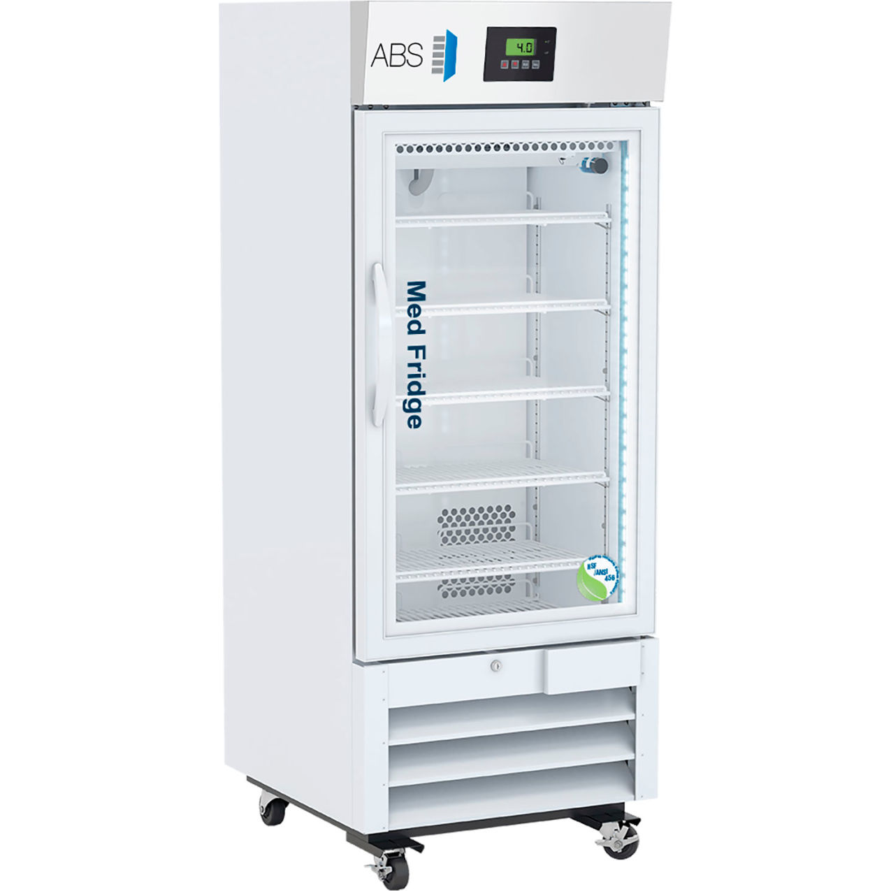 Premier Pharmacy Upright Refrigerator, 12 Cu. Ft. Capacity, Solid Door